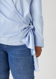 Poplin Wrap Shirt