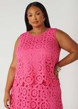 Plus Size Crocheted Top