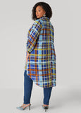 Plaid Hi Low Shirt