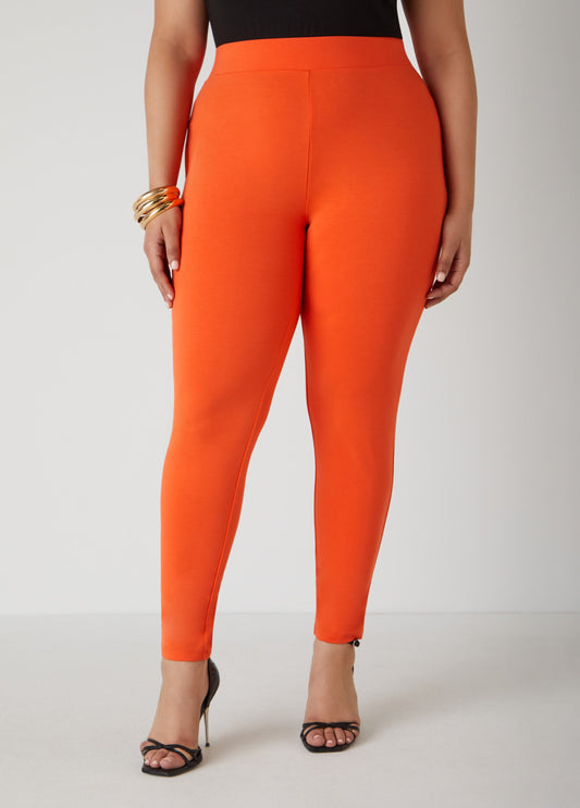 Plus Size High Waist Leggings Plus Size Ponte Legging Plus Pants
