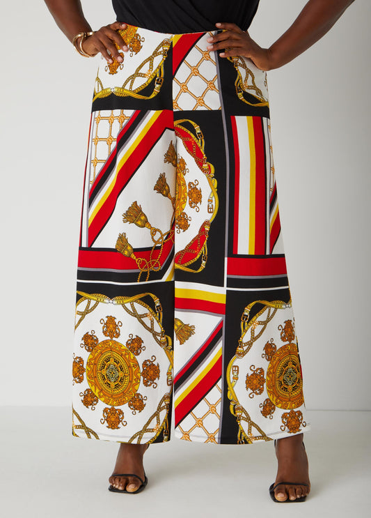 Plus Size Status Wide Leg Pants