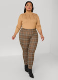 Plaid Mid Rise Leggings
