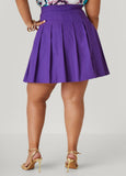 Pleated Mini Skirt