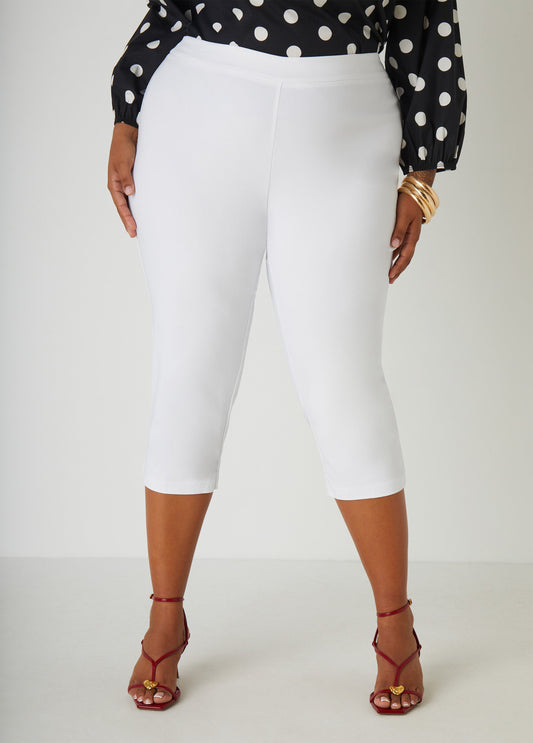 Plus Size Millennium Slim Leg Capris