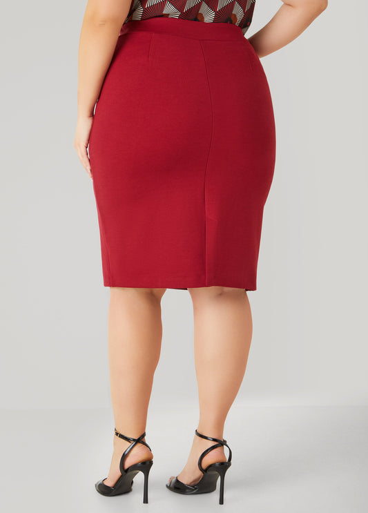 Slip On Pencil Skirt