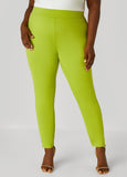 Ponte High Waist Pull On Leggings