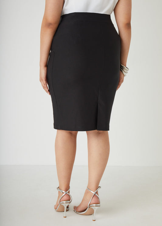 Millennium Crepe Pencil Skirt