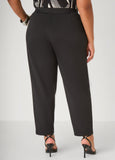 Tapered Patch Pocket Ankle Pants