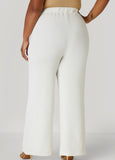 Textured Straight Leg Pants