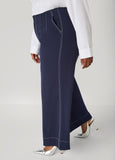 Seam Detailed Wide Leg Pants