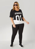 Fierce Two Tone Sequined Tee