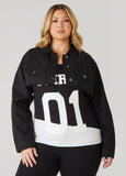 Fierce Two Tone Sequined Tee