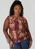 Plus Size Mesh Tee Plus Size Iconic Sheer Long Sleeved Top