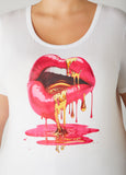 Dripped Lips Graphic Tee