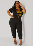Metallic Graphic Tee