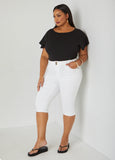 Ruched Crepe Top