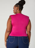 Layered Faux Wrap Top