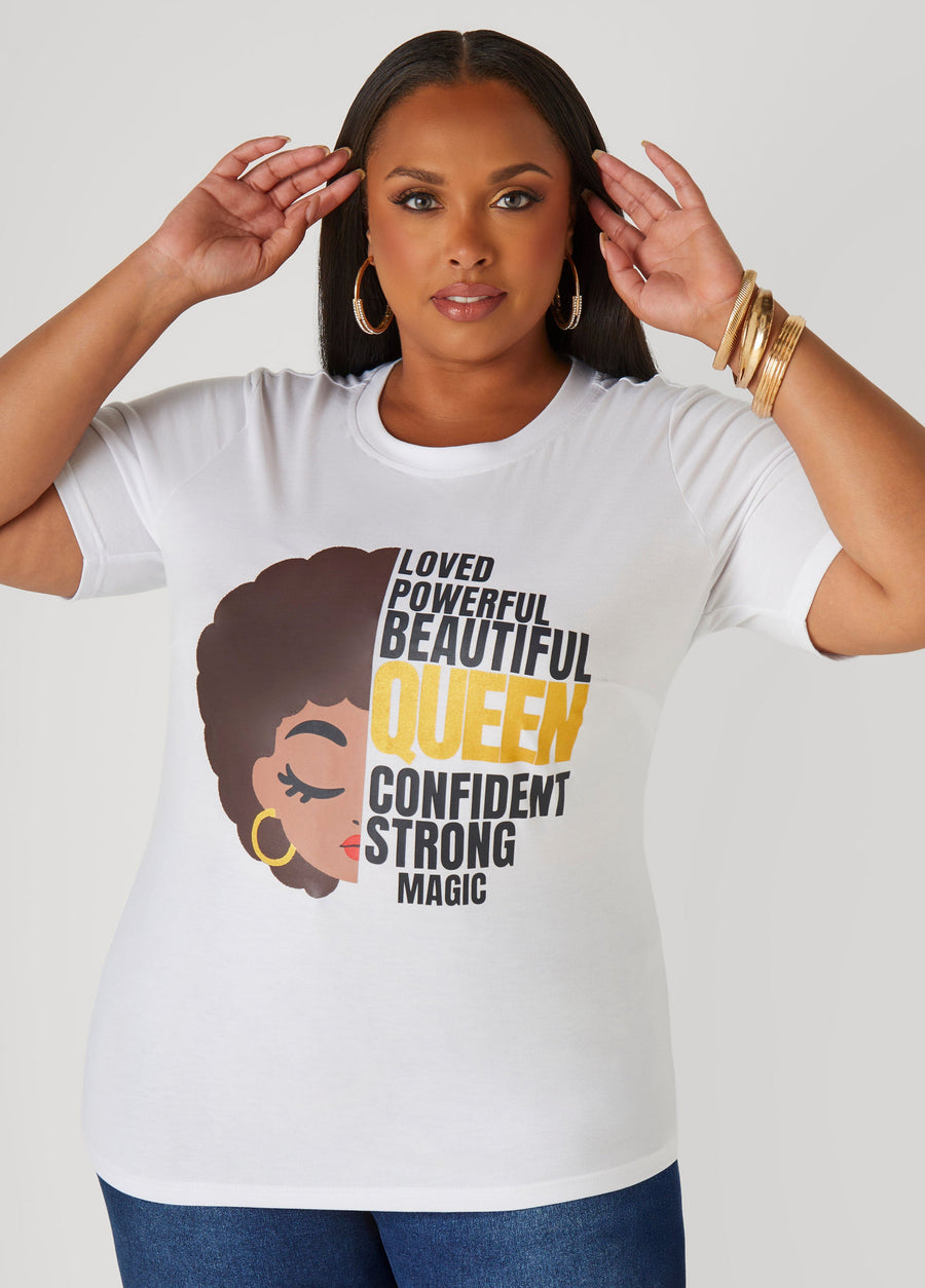 Plus Size Queen Graphic Tee
