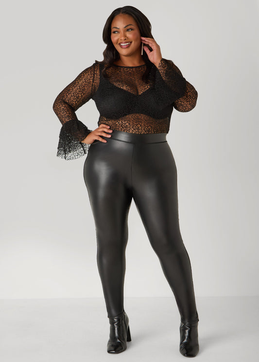 Corded Open Knit Top