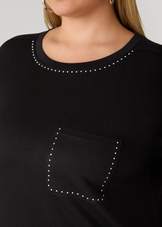 Crystal French Terry Tee