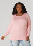 Plus Size Long Sleeved Jersey Tunic