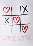 Love Wins Paneled Graphic Tee