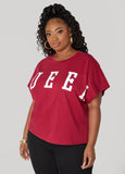 Plus Size Queen Graphic Tee Plus Size T Shirt Box Fit Top