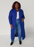 Plus Size Cable Knit Duster