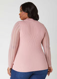 Lurex™ Paneled Sweater