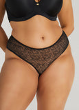 Ruffled Lace Crotchless Hipsters