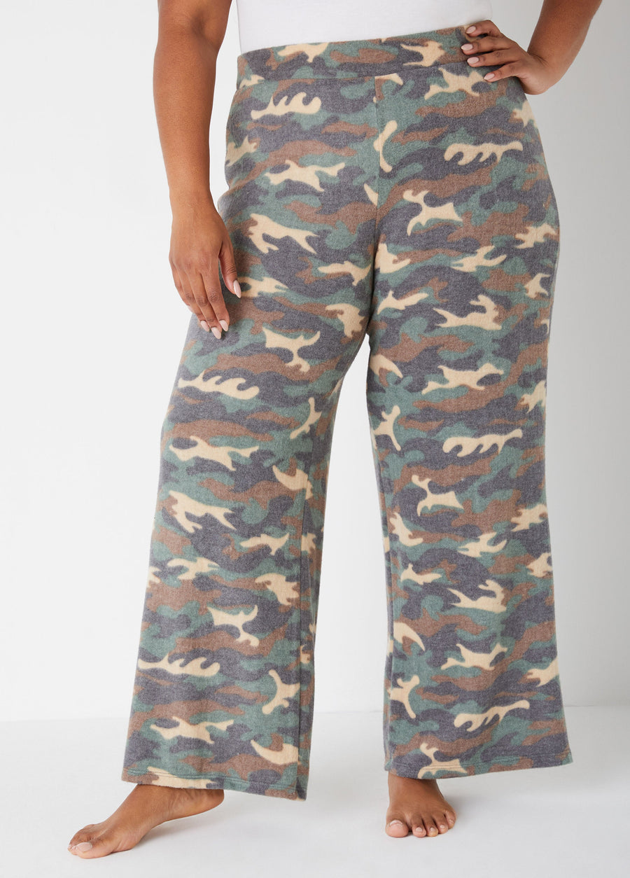 Plus Size Hacci Knit Lounge Pants 