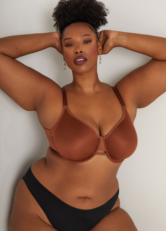 Paneled Side Smoothing Minimizer Bra
