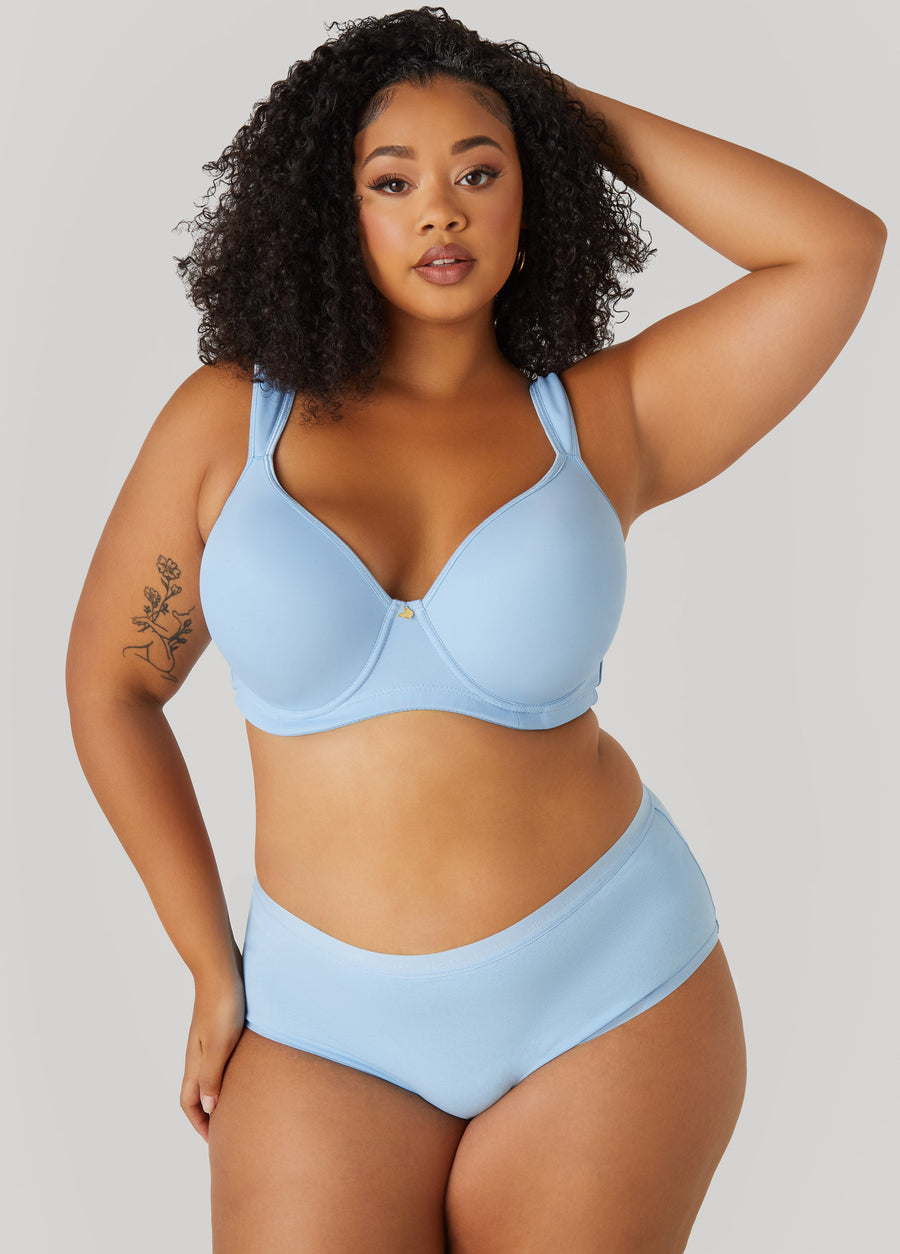 Plus Size Cotton Blend Briefs