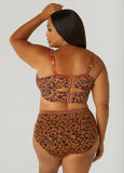 Animal Print Full Coverage Butterfly Bra