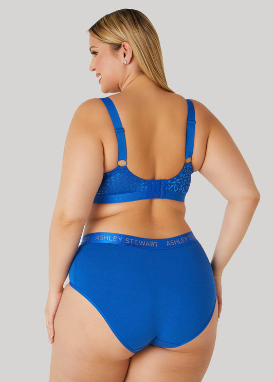 Leopard Mesh Wireless Bra