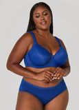 Plus Size High Waist Lace Trimmed Briefs Plus Size Full Coverage Briefs