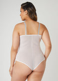 Lace And Mesh Caged Bodysuit