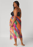 Tie Dyed Stretch Mesh Sarong