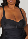 Betsey Johnson Gathered Swimsuit