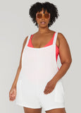 Nicole Miller Gauze Coverup Romper
