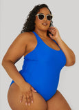 Plus Size Nicole Miller Racerback Swimsuit