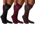 Set Of 3 Opaque Trouser Socks