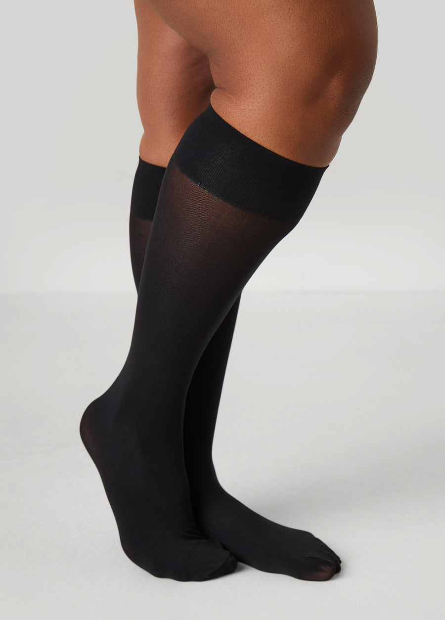 Plus Size Set Of 3 Trouser Socks