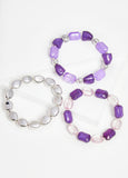 Bead And Crystal Necklace Set