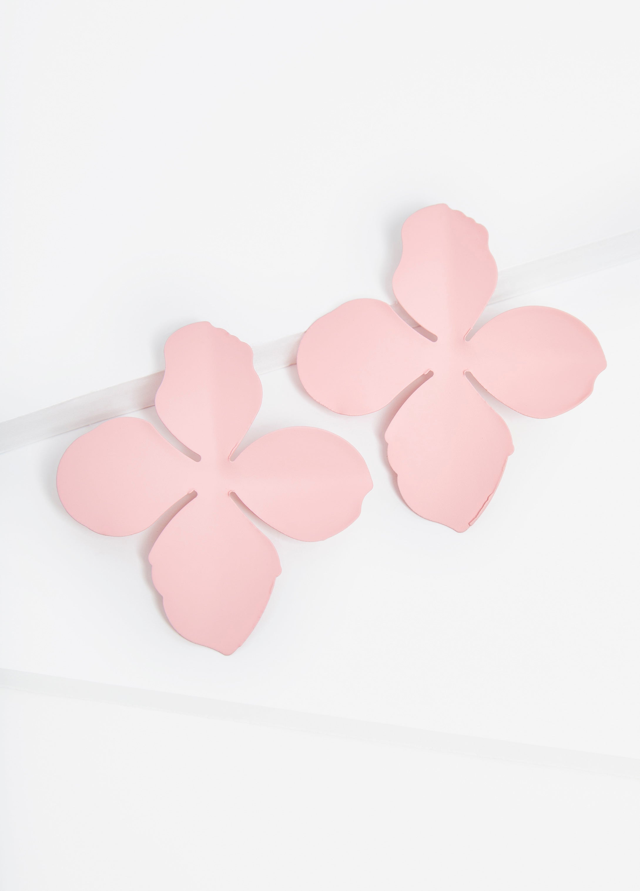 Coated Flower Earrings