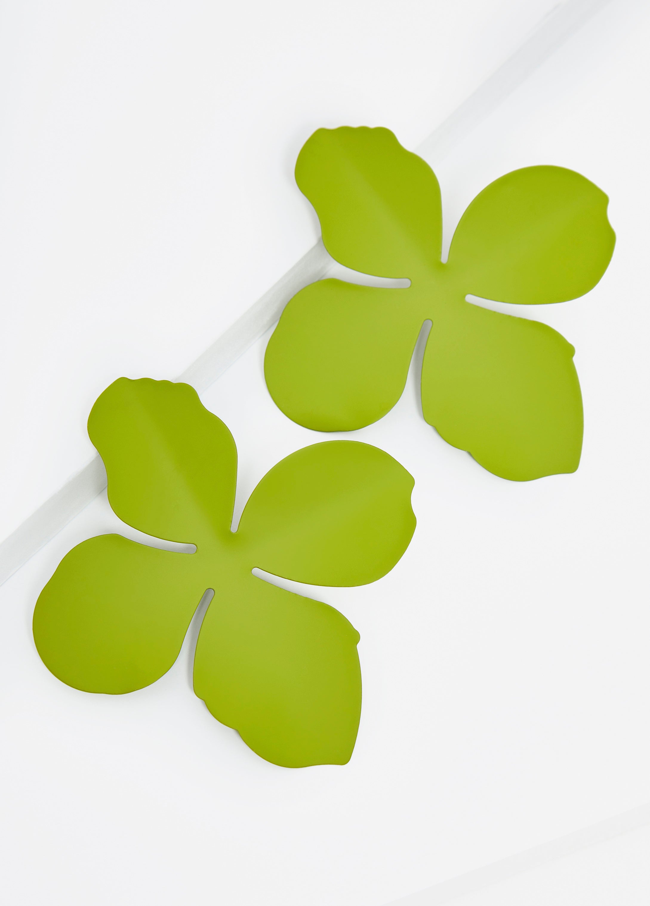 Coated Floral Earrings