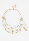 Layered Beaded Necklace Set
