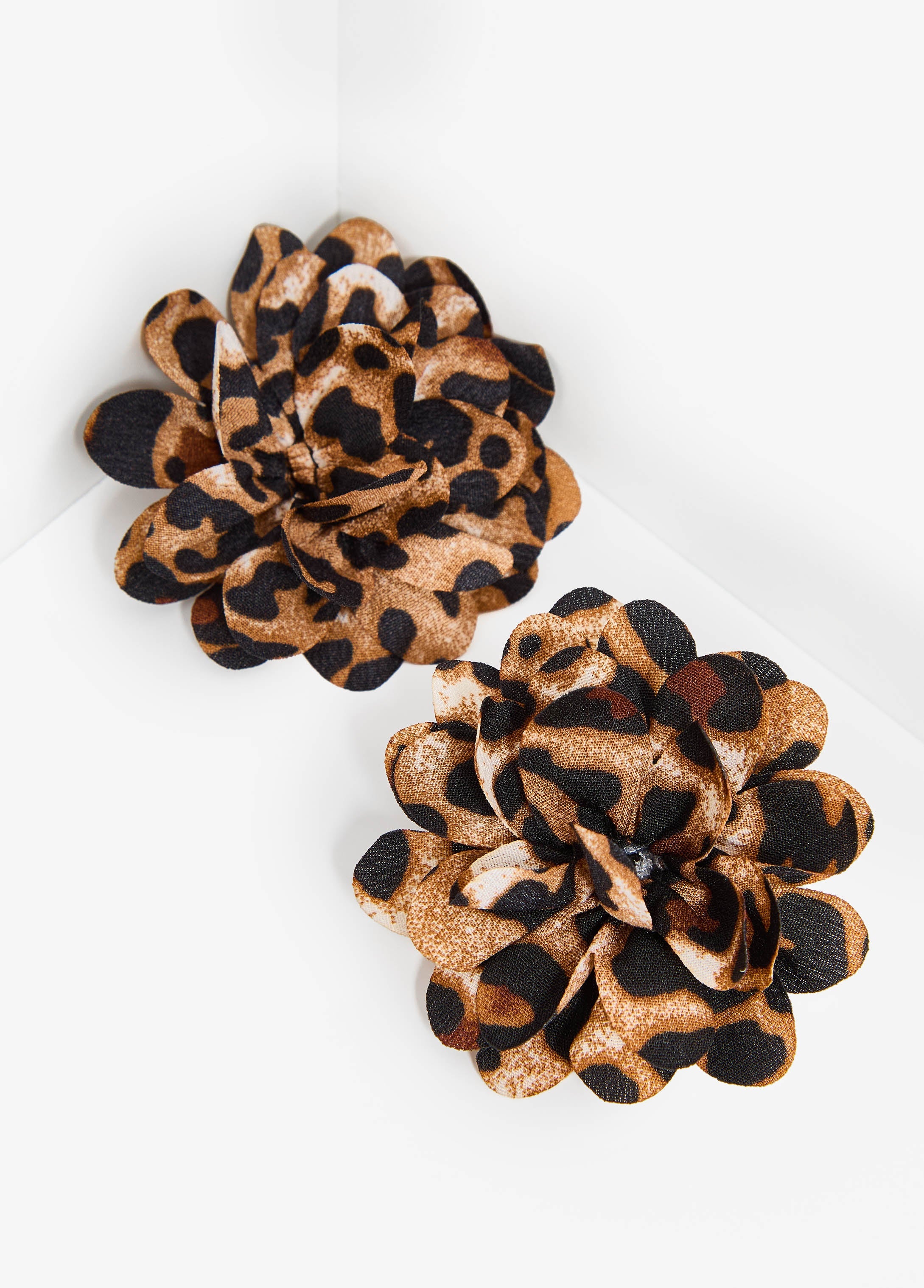 Animal Flower Clip On Earrings