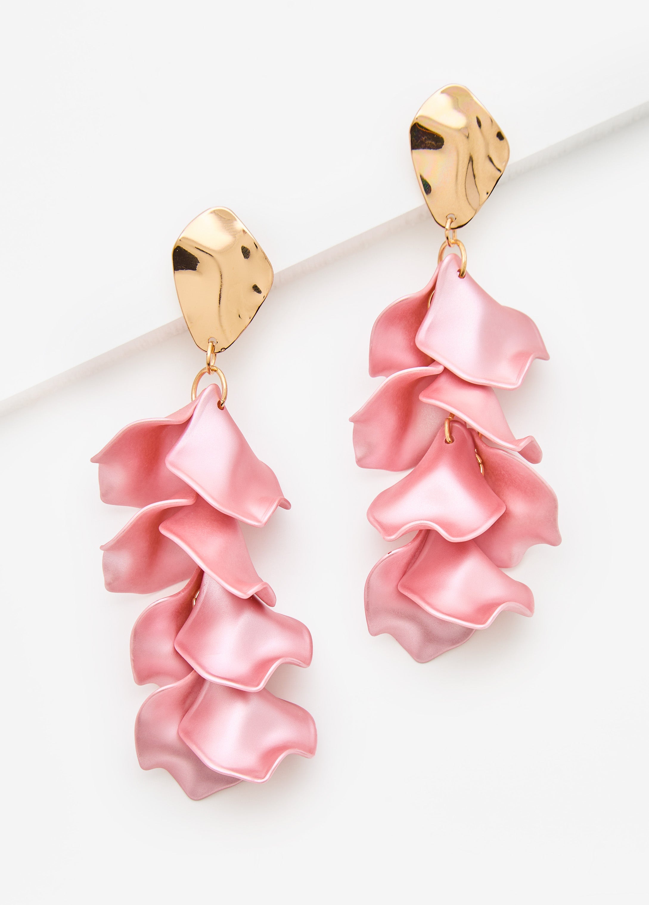 Pearlized Petal Earrings
