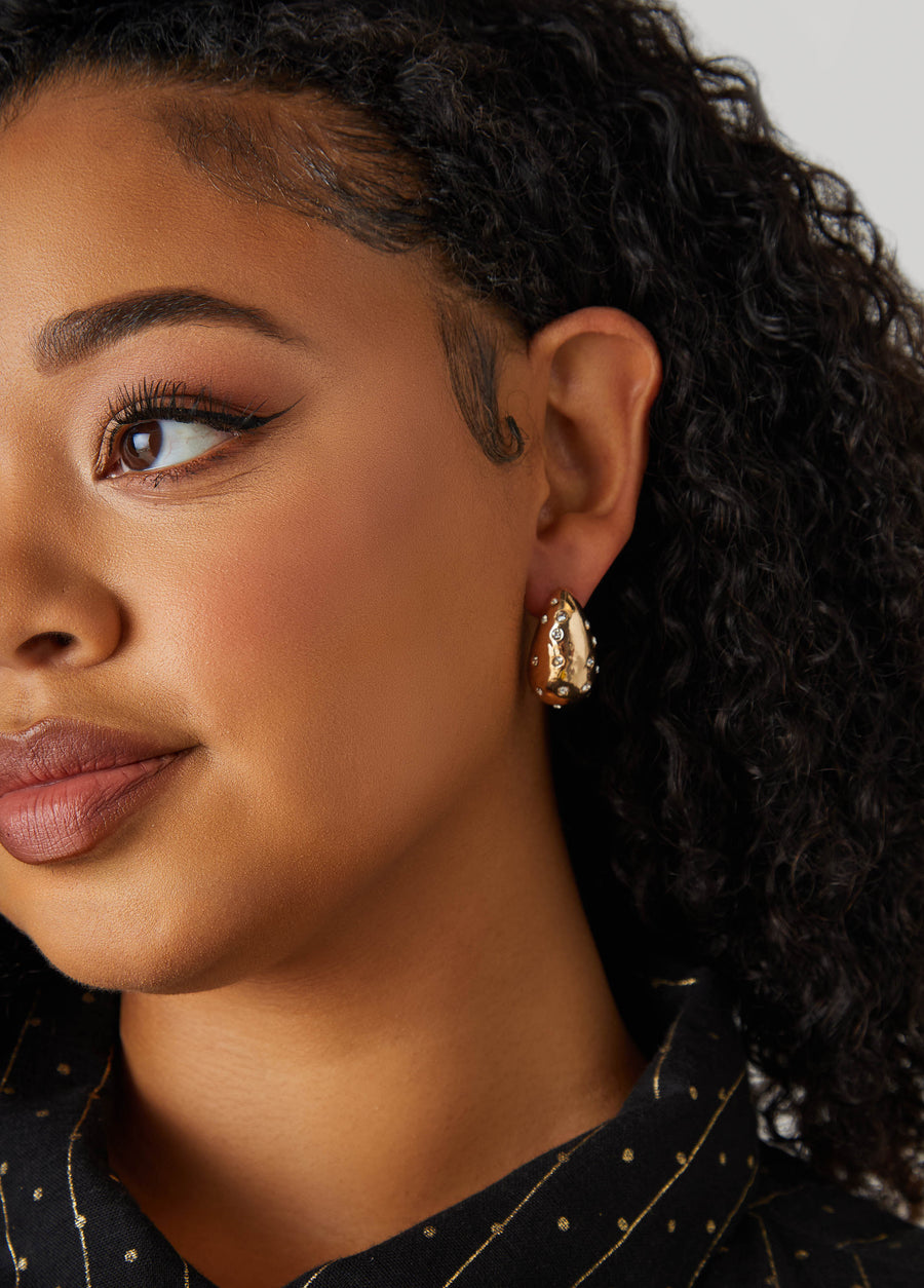 Crystal Teardrop Earrings
